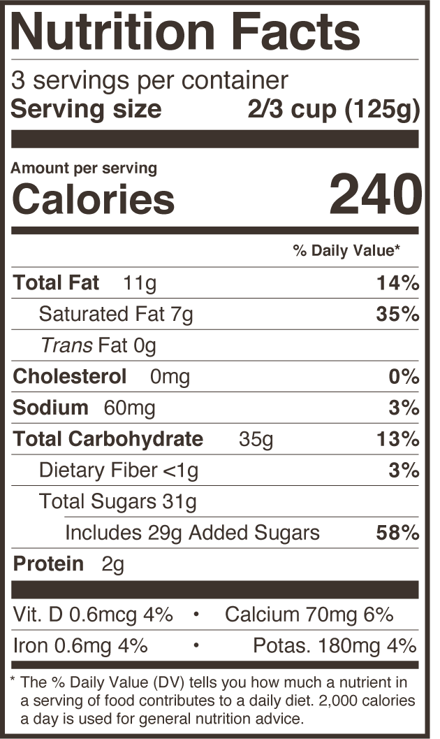 Vegan Caramel Carrot Cake nutritional info